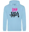 Жіноча толстовка (худі) Little sister Блакитний фото