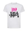 Детская футболка Little sister Белый фото