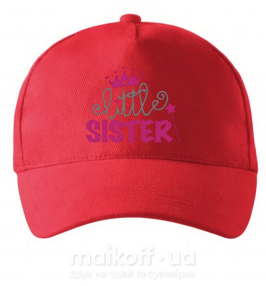 Кепка Little sister Красный фото