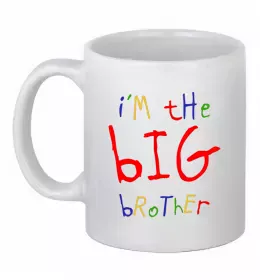 Чашка керамическая Bro Белый фото