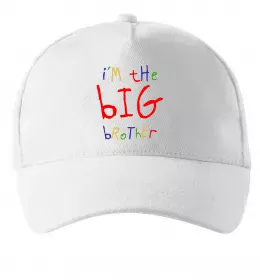 Кепка In my big brother era Белый фото