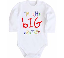 Детский боди I am the big brother