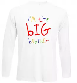 Лонгслив Брат супергерой Черный фото