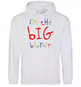 Мужская толстовка (худи) Best brother ever Черный фото