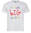 Чоловіча футболка I am the big brother Білий Чоловіча футболка I am the big brother Білий фото