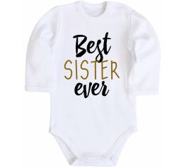 Детский боди Напис Best sister ever