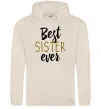 Женская толстовка (худи) Напис Best sister ever Таш Женская толстовка (худи) Напис Best sister ever Таш фото