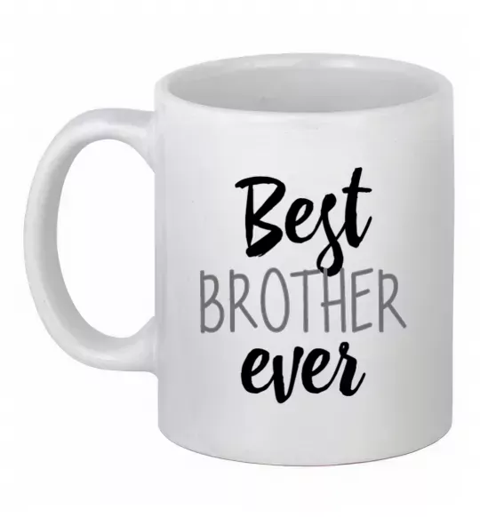 Чашка керамічна Best brother ever Білий фото