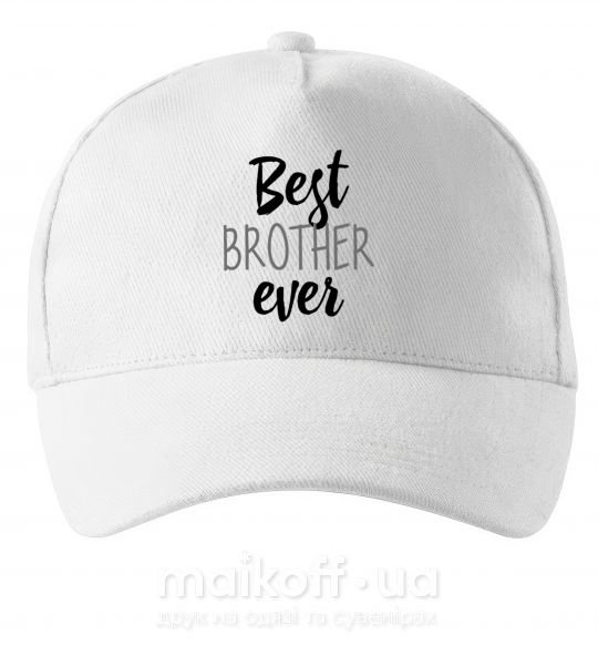 Кепка Best brother ever Белый фото