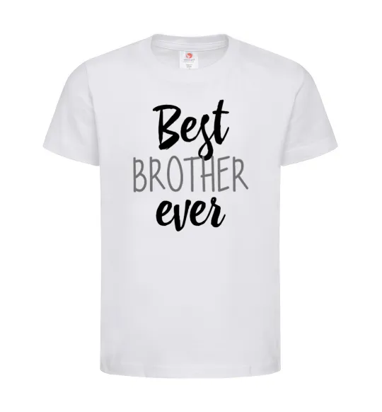 Детская футболка Best brother ever Белый фото