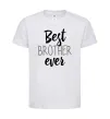 Детская футболка Best brother ever Белый фото