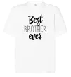 Футболка Оверсайз Best brother ever Білий фото