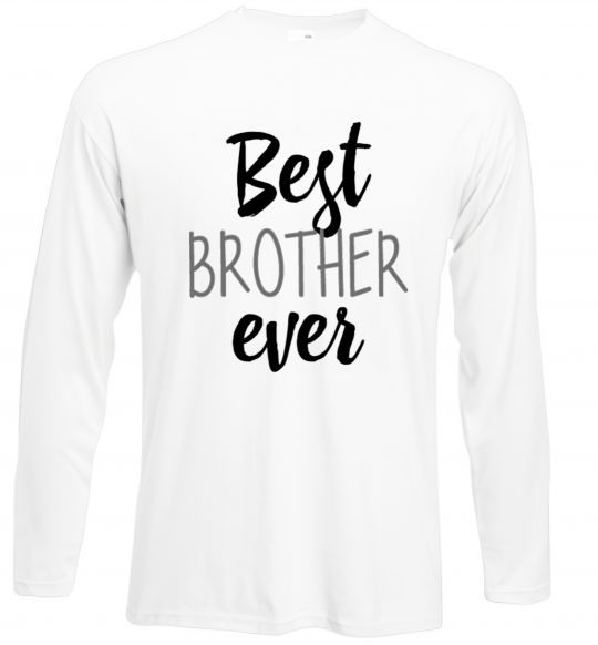 Лонгслів Best brother ever Білий фото