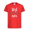 Детская футболка Best brother ever Красный фото