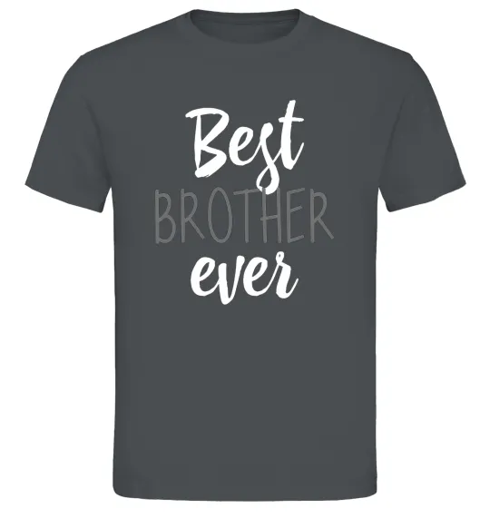 Чоловіча футболка Best brother ever Графіт фото