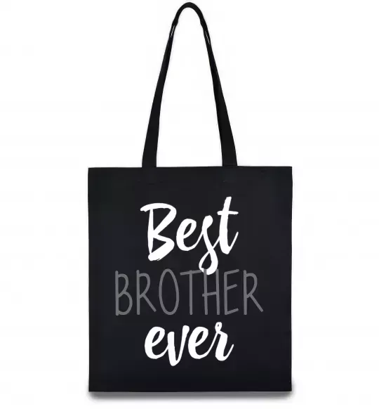 Еко-сумка Best brother ever Чорний фото