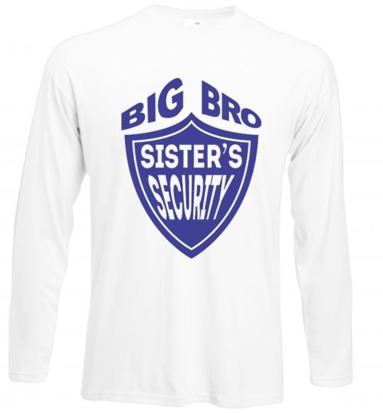 Реглан BIG BRO sisters security Белый фото