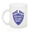 Чашка скляна BIG BRO sisters security Фроузен фото
