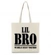 Еко-сумка Lil Bro Бежевий фото