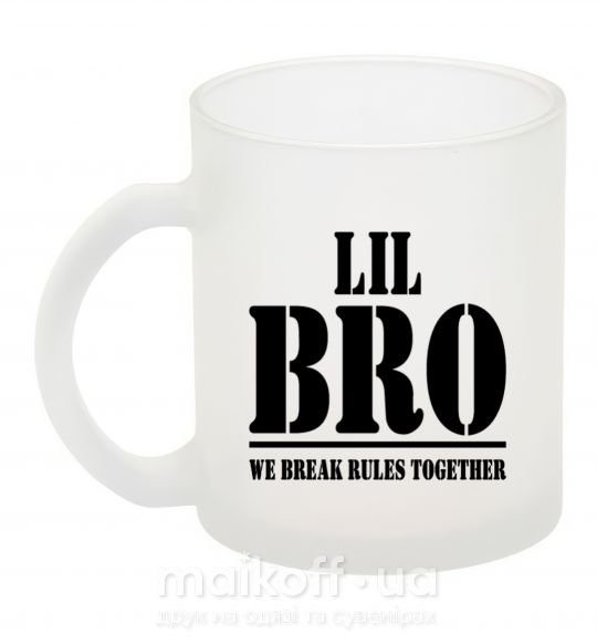Чашка стеклянная Lil Bro Фроузен фото