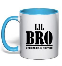 Чашка з кольоровою ручкою Lil Bro