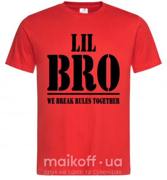 Чоловіча футболка Lil Bro Червоний фото