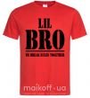 Мужская футболка Lil Bro Красный фото