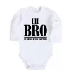 Дитячий бодік Lil Bro Білий фото