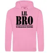 Мужская толстовка (худи) Lil Bro Розовый фото