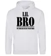 Чоловіча толстовка (худі) Lil Bro Сірий меланж фото