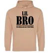 Чоловіча толстовка (худі) Lil Bro Пісочний фото