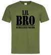 Мужская футболка Lil Bro Оливковый фото