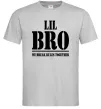 Мужская футболка Lil Bro Серый фото