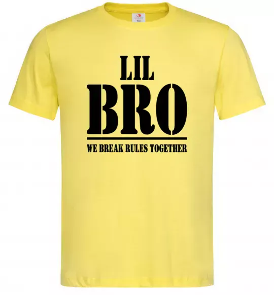 Мужская футболка Lil Bro Лимонный фото