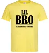 Мужская футболка Lil Bro Лимонный фото