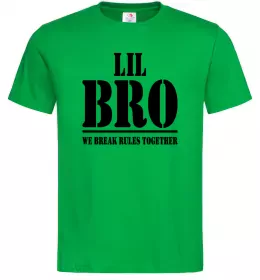 Мужская футболка Lil Bro Зеленый фото