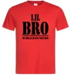 Мужская футболка Lil Bro Красный фото