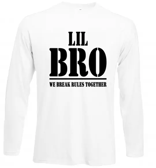 Лонгслів Lil Bro Білий фото