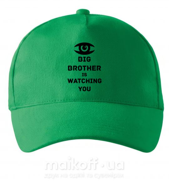 Кепка Big brother is watching you (глаз) Зелений фото