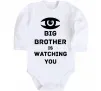 Дитячий бодік Big brother is watching you (глаз) Білий фото