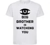 Дитяча футболка Big brother is watching you (глаз) Білий Дитяча футболка Big brother is watching you (глаз) Білий фото
