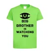 Детская футболка Big brother is watching you (глаз) Лаймовый фото