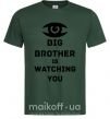 Чоловіча футболка Big brother is watching you (глаз) Темно-зелений фото