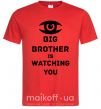 Чоловіча футболка Big brother is watching you (глаз) Червоний фото
