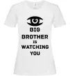 Жіноча футболка Big brother is watching you (глаз) Білий Жіноча футболка Big brother is watching you (глаз) Білий фото