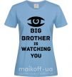 Жіноча футболка Big brother is watching you (глаз) Блакитний фото