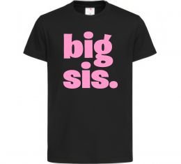 Дитяча футболка BIG sister рожевий напис
