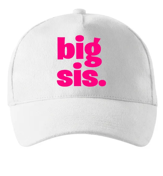 Кепка BIG sister рожевий напис Белый фото