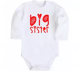 Дитячий бодік Best sister ever flowers Білий фото