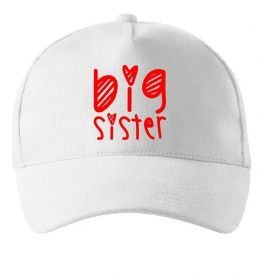 Кепка Big sister напис з сердечком